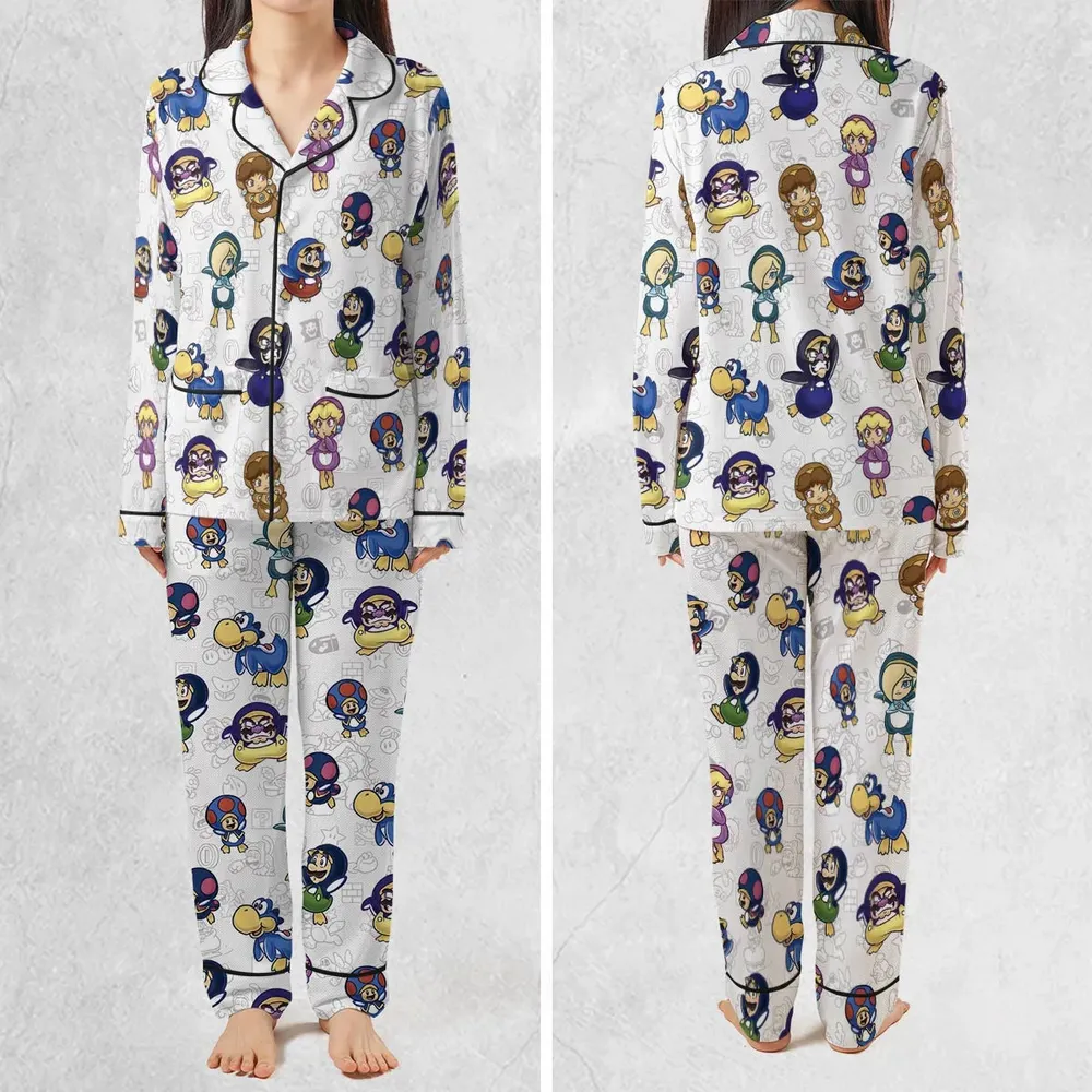 Penguin Party Super Mario Pajamas Set - 2