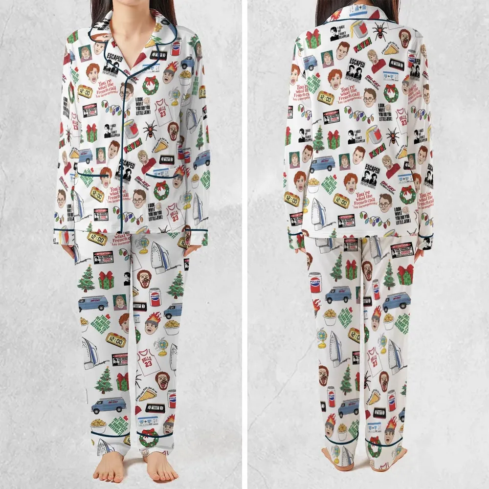 Holiday Pranks Home Alone Pajamas Set - 2