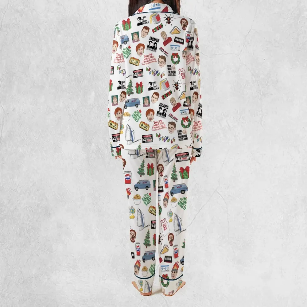 Holiday Pranks Home Alone Pajamas Set - 4