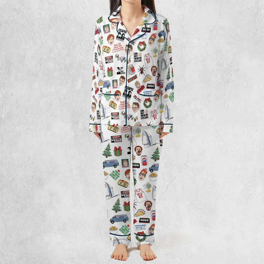 Holiday Pranks Home Alone Pajamas Set - 3