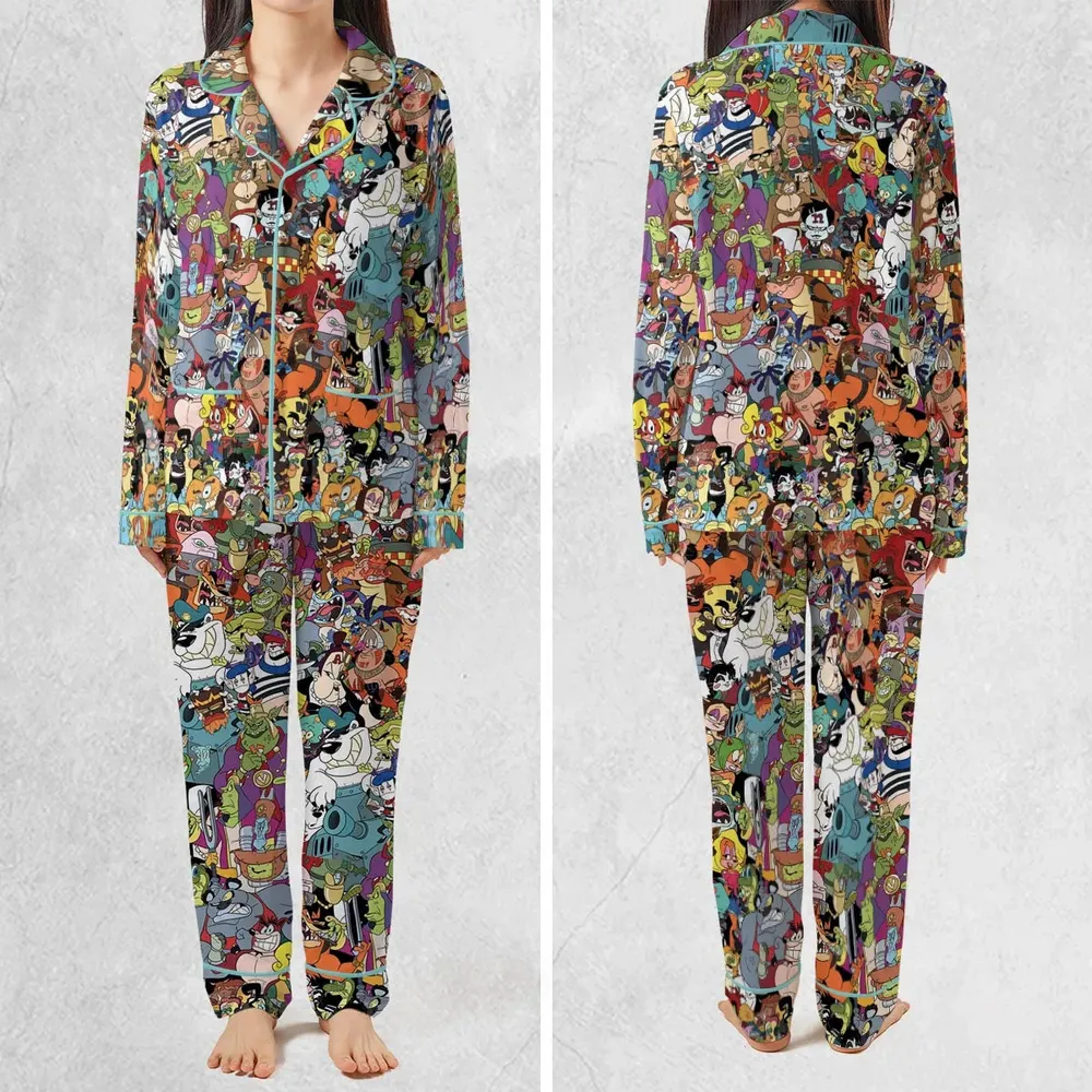 Retro Gamer Crash Bandicoot Pajamas Set - 2