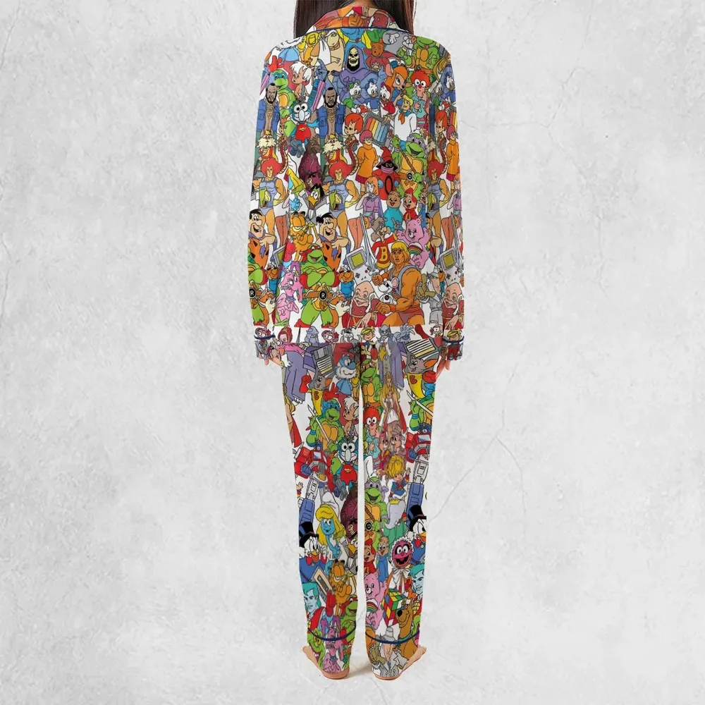90s Cartoon Legends Pajamas Set - 4