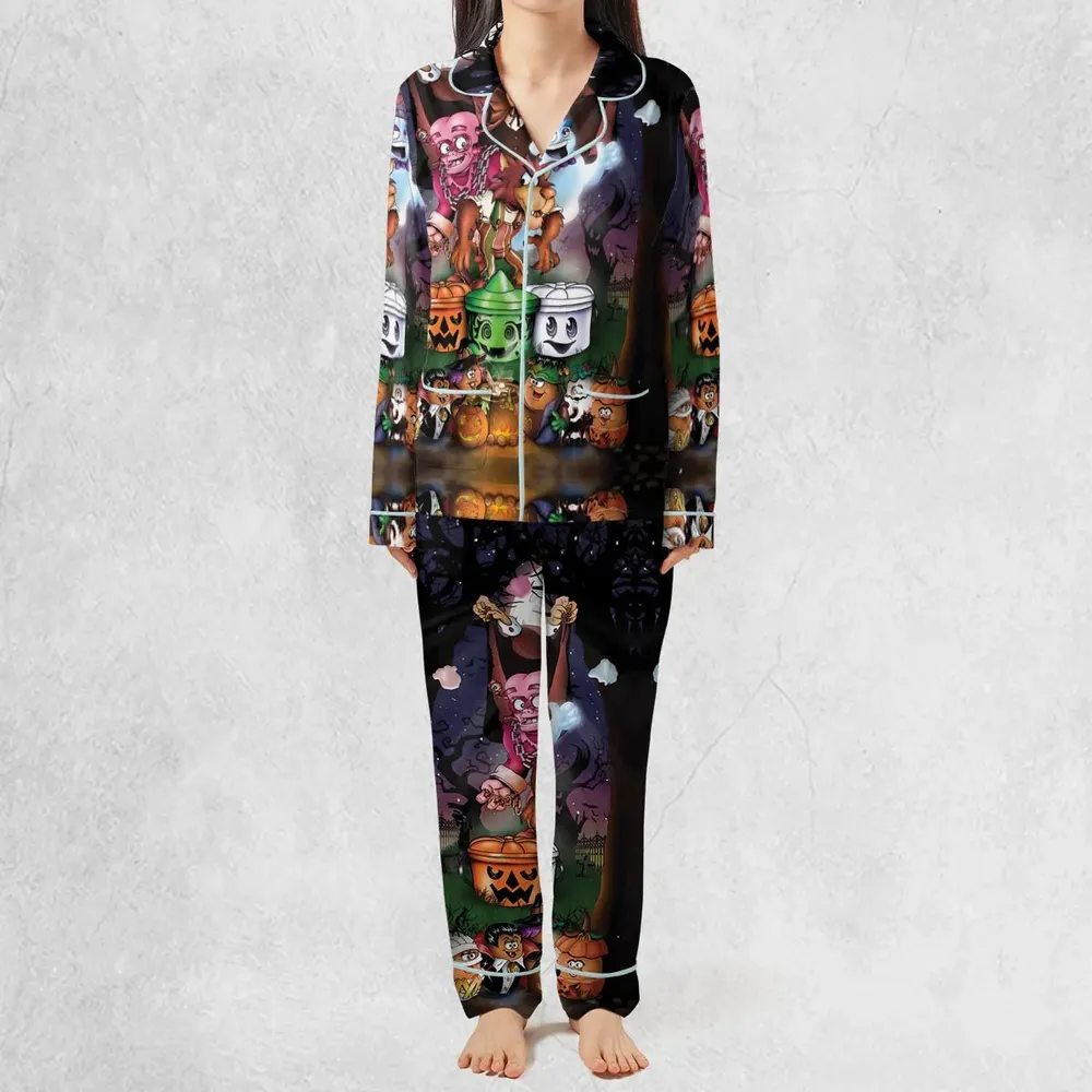 Halloween Food Mascot Themed Pajamas Set - 3