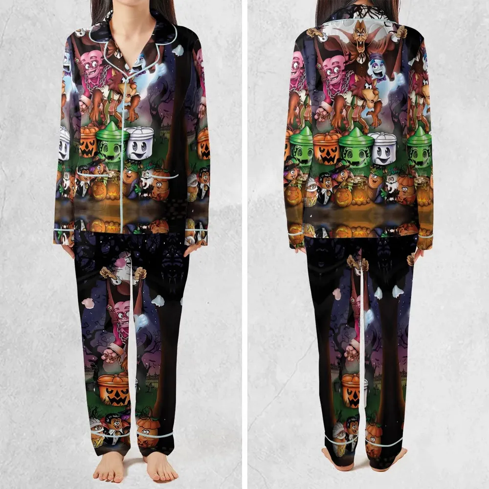 Halloween Food Mascot Themed Pajamas Set - 2