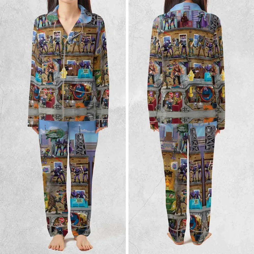 80’s Turtle Power Pajamas Set - 2