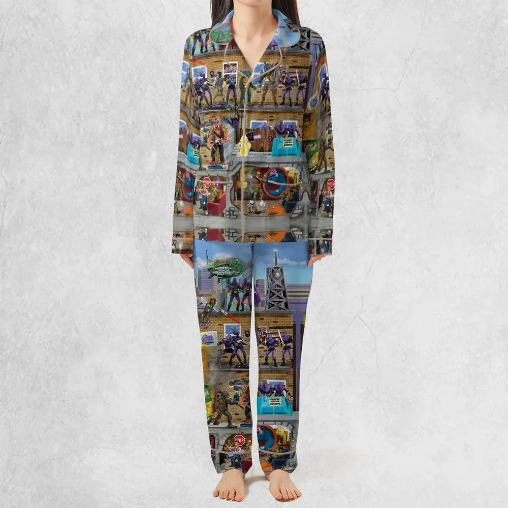 80’s Turtle Power Pajamas Set - 3