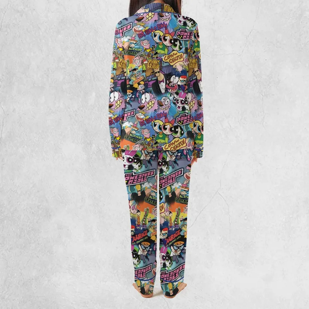 Cartoon Craze Pajamas Set - 4