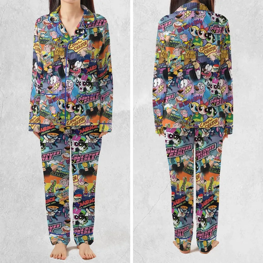 Cartoon Craze Pajamas Set - 2