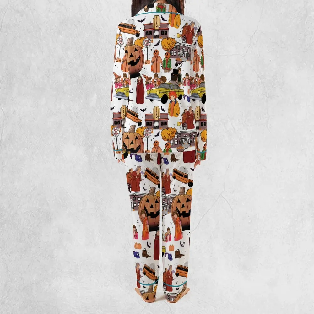 Fall Season Halloweentown Pajamas Set - 4