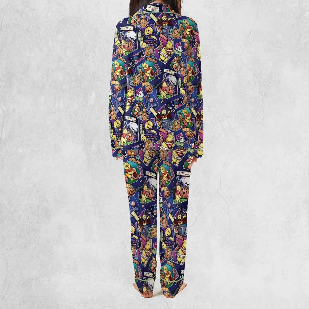 Pooh Bear Halloween Pajamas Set - 4
