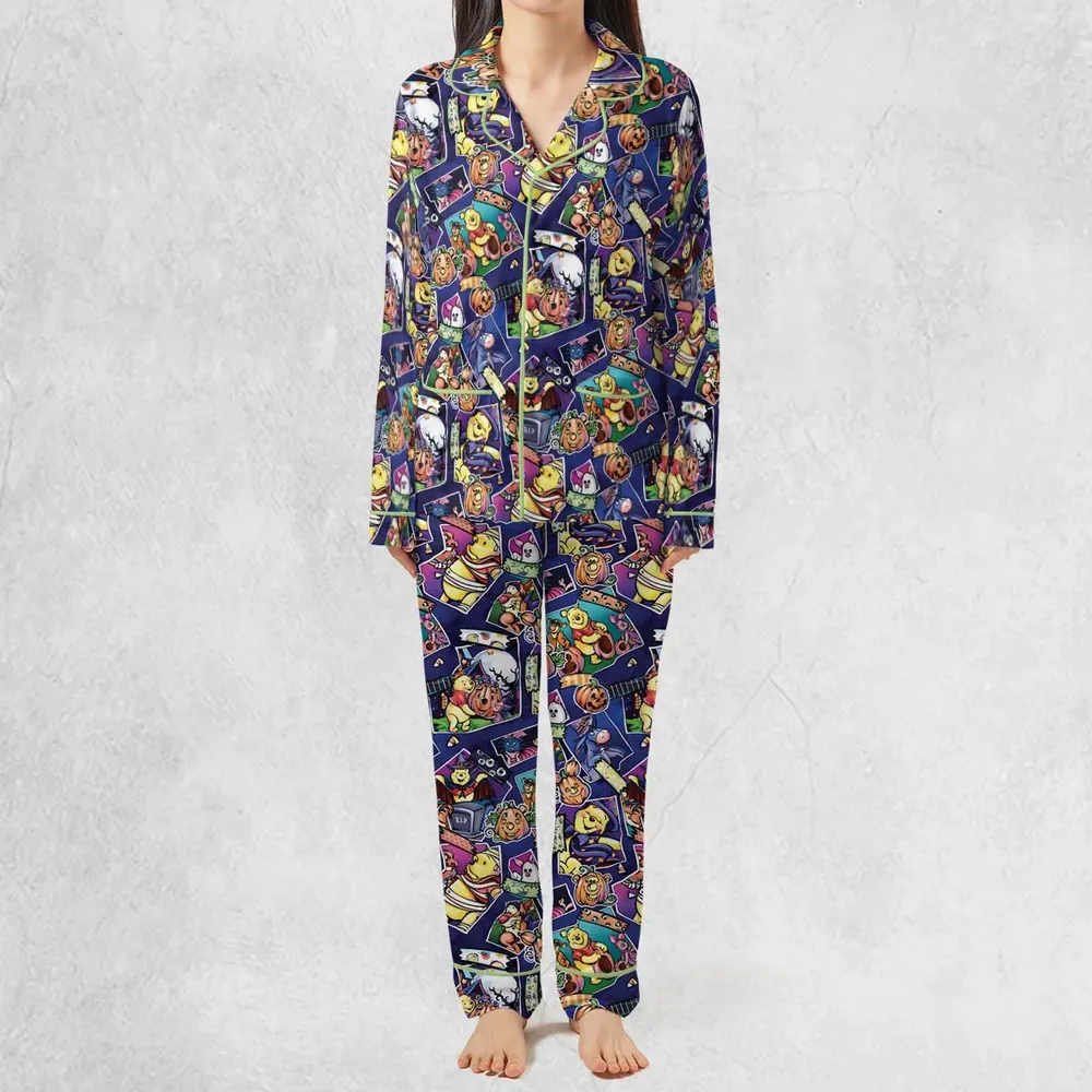 Pooh Bear Halloween Pajamas Set - 3