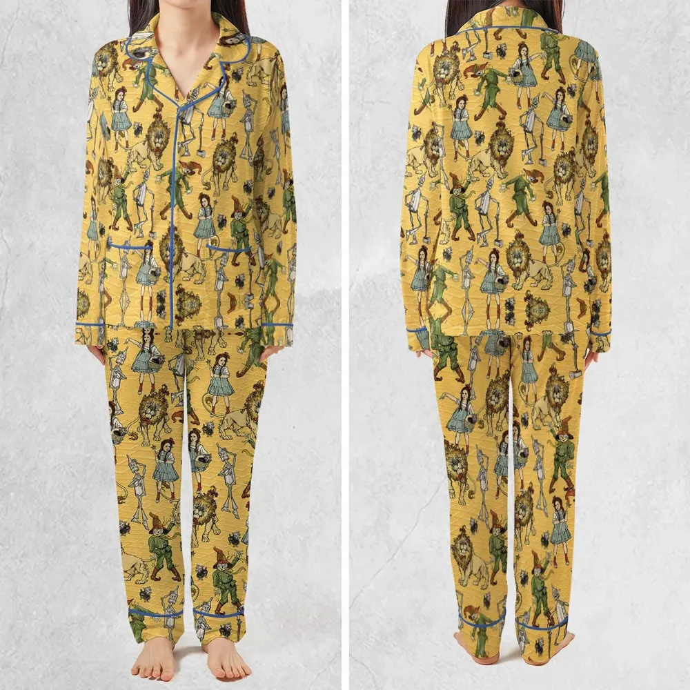 Magic Of Oz Characters Pattern Pajamas Set - 2