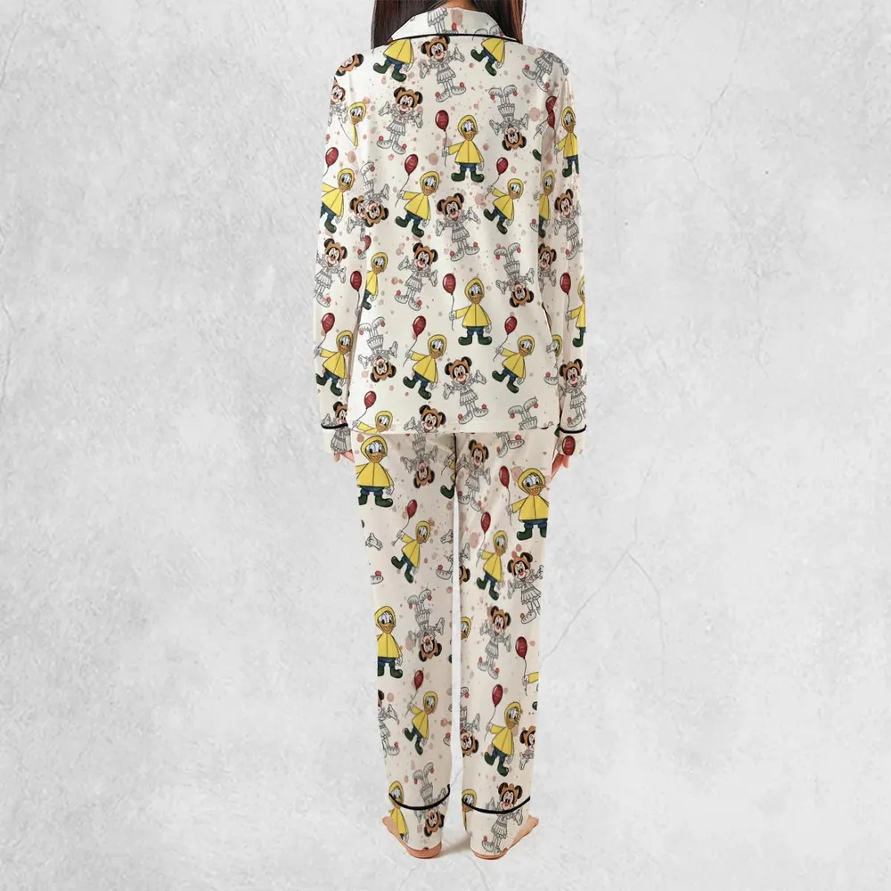 Mouse Clown Pajamas Set - 4