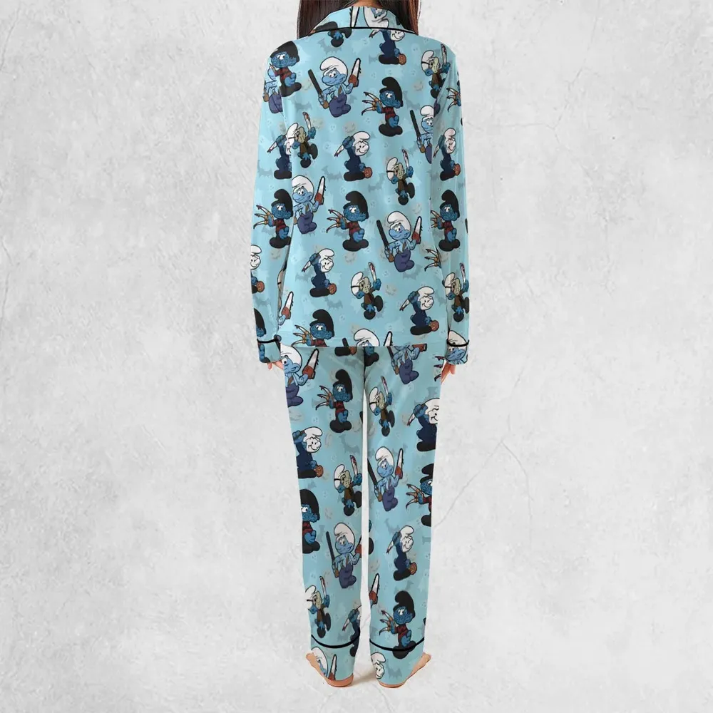 Horror Smurfs Pajamas Set - 4