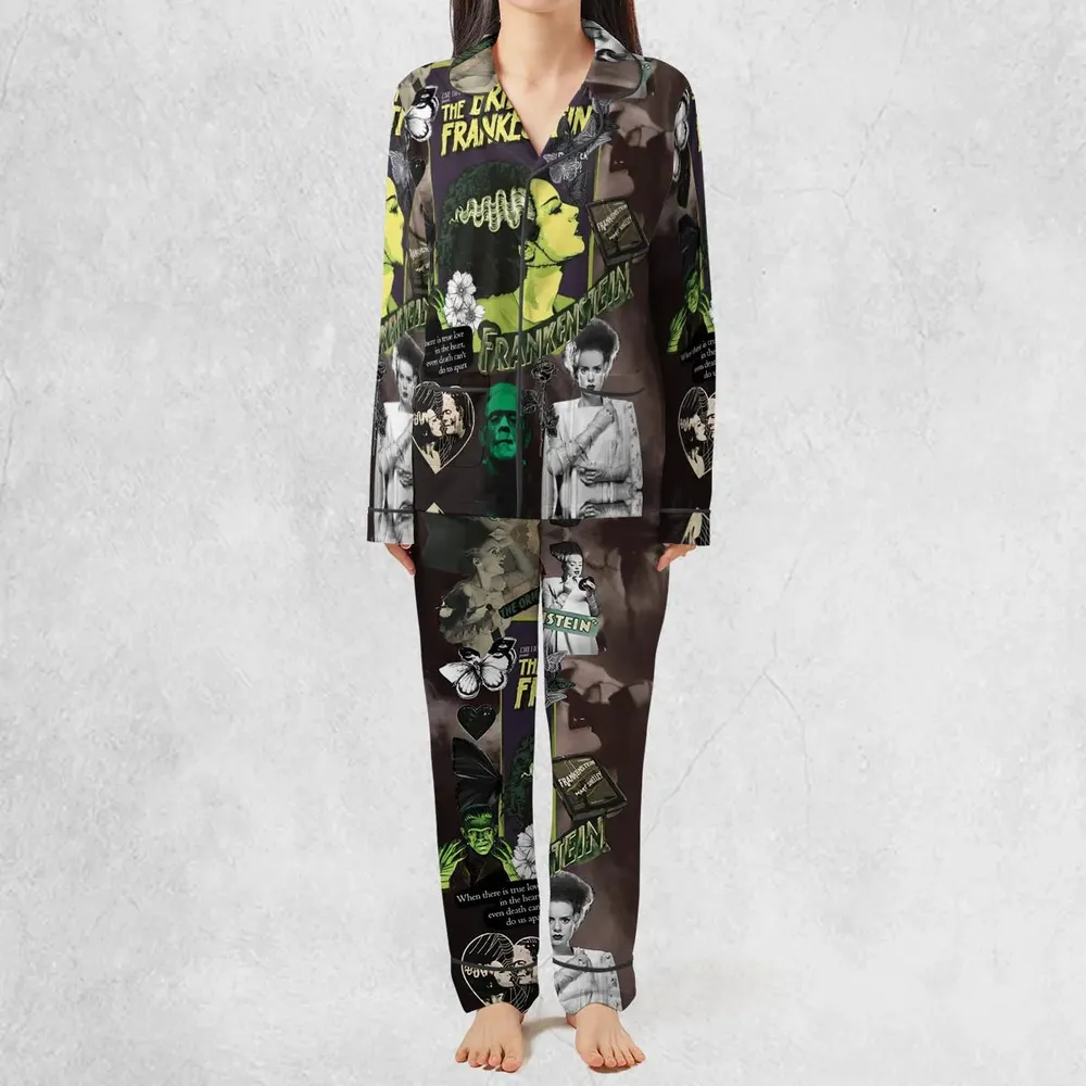 Vintage Bride Of Frankenstein Pajamas Set - 3