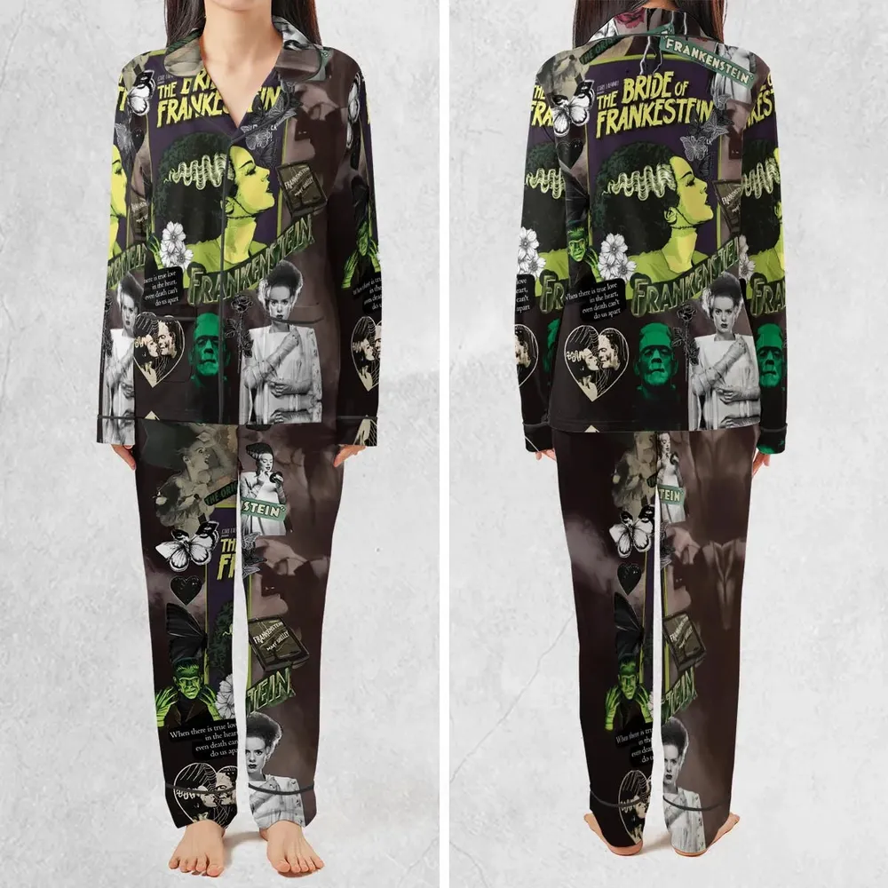 Vintage Bride Of Frankenstein Pajamas Set - 2