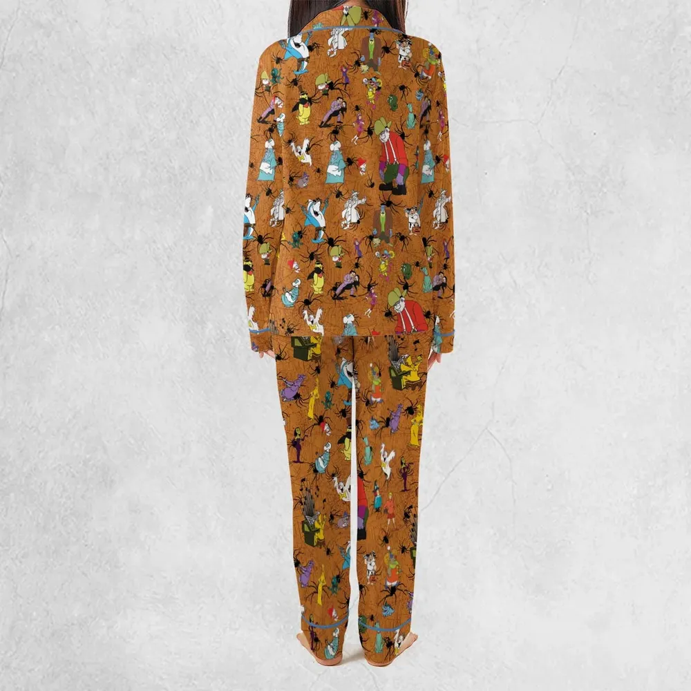Halloween Party Pajamas Set - 4