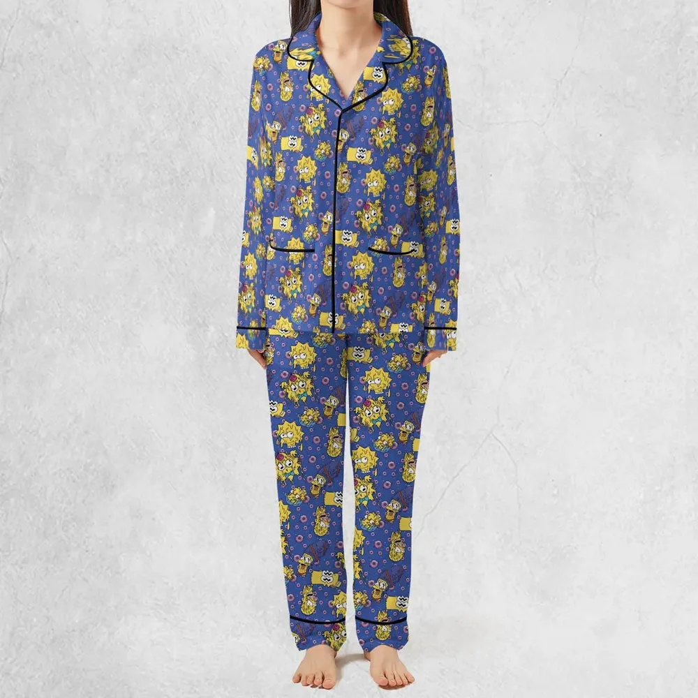 Trippy Simpsons Melting Pajamas Set - 3