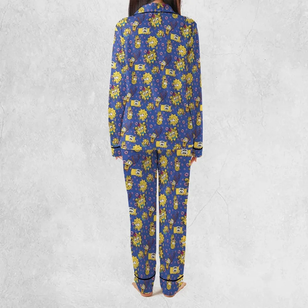 Trippy Simpsons Melting Pajamas Set - 4
