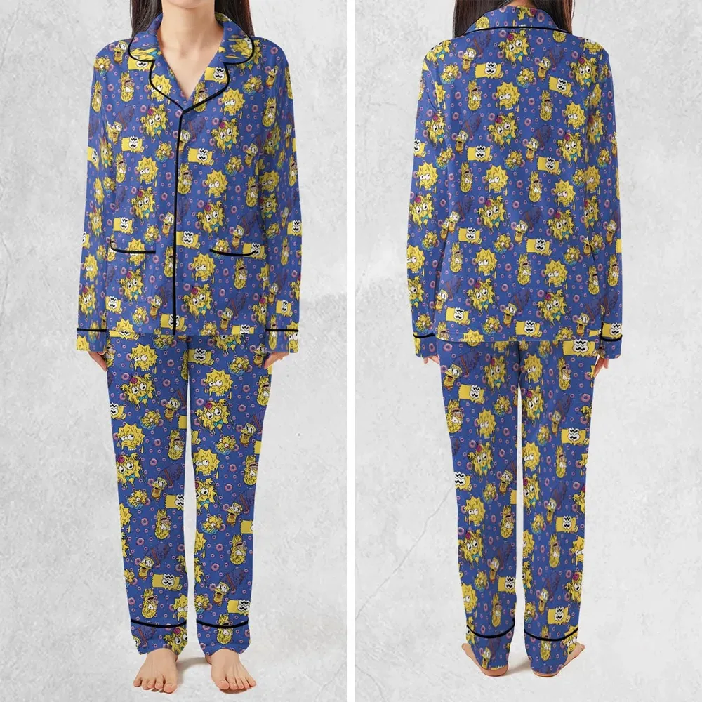 Trippy Simpsons Melting Pajamas Set - 2