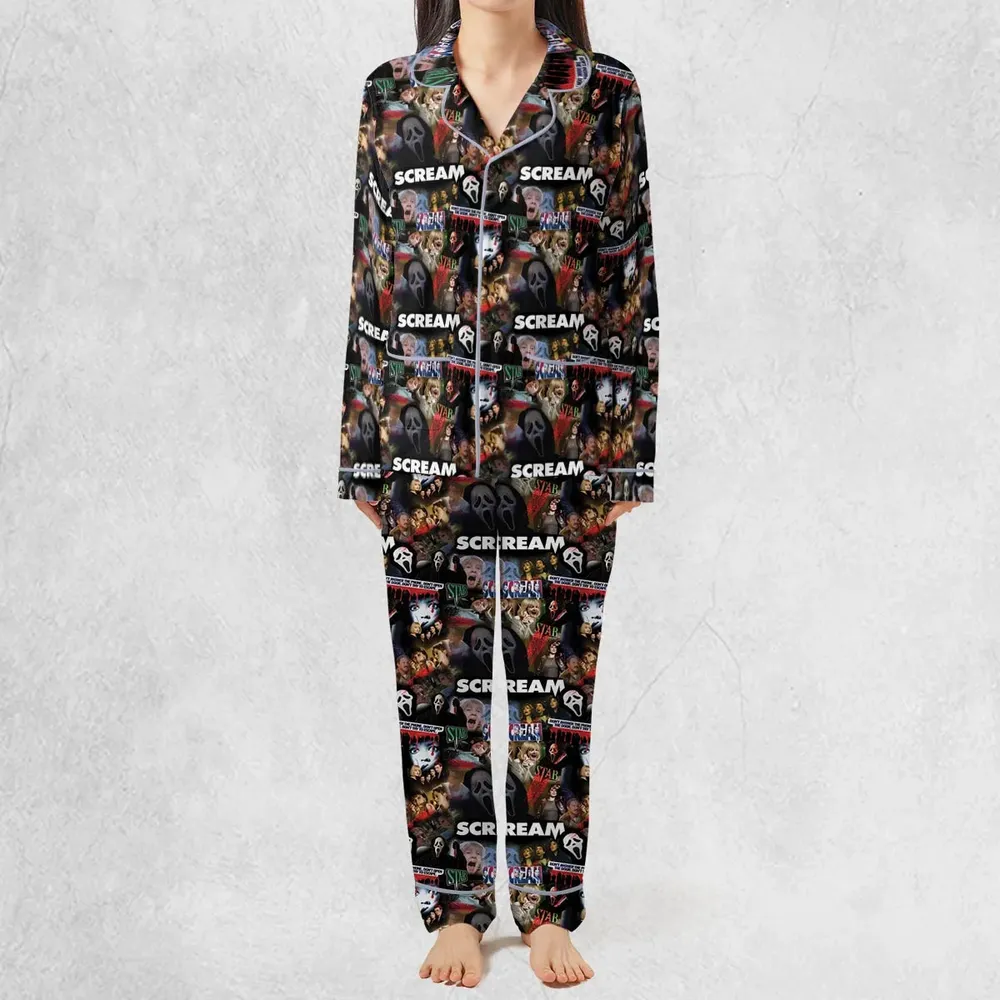 Slasher Chic Scream Pajamas Set - 3