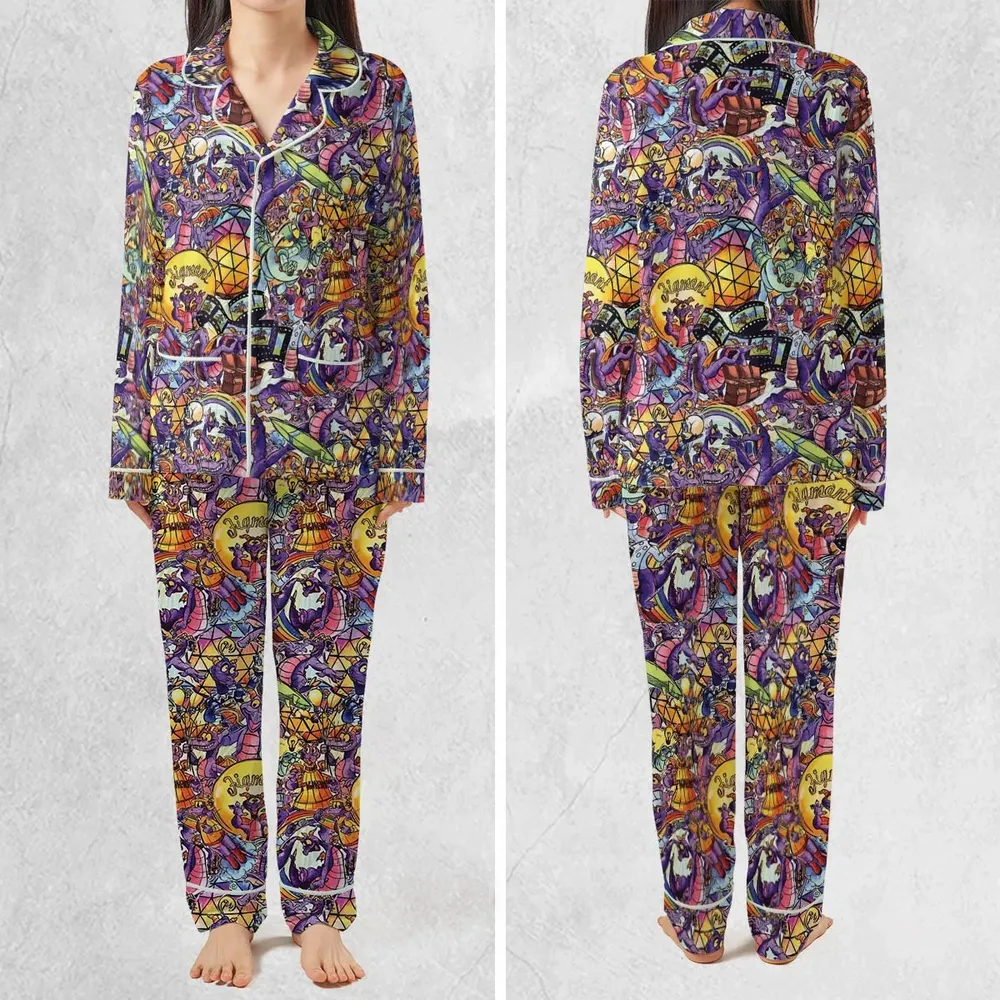 The Cute Dragon Figment Pajamas Set - 2