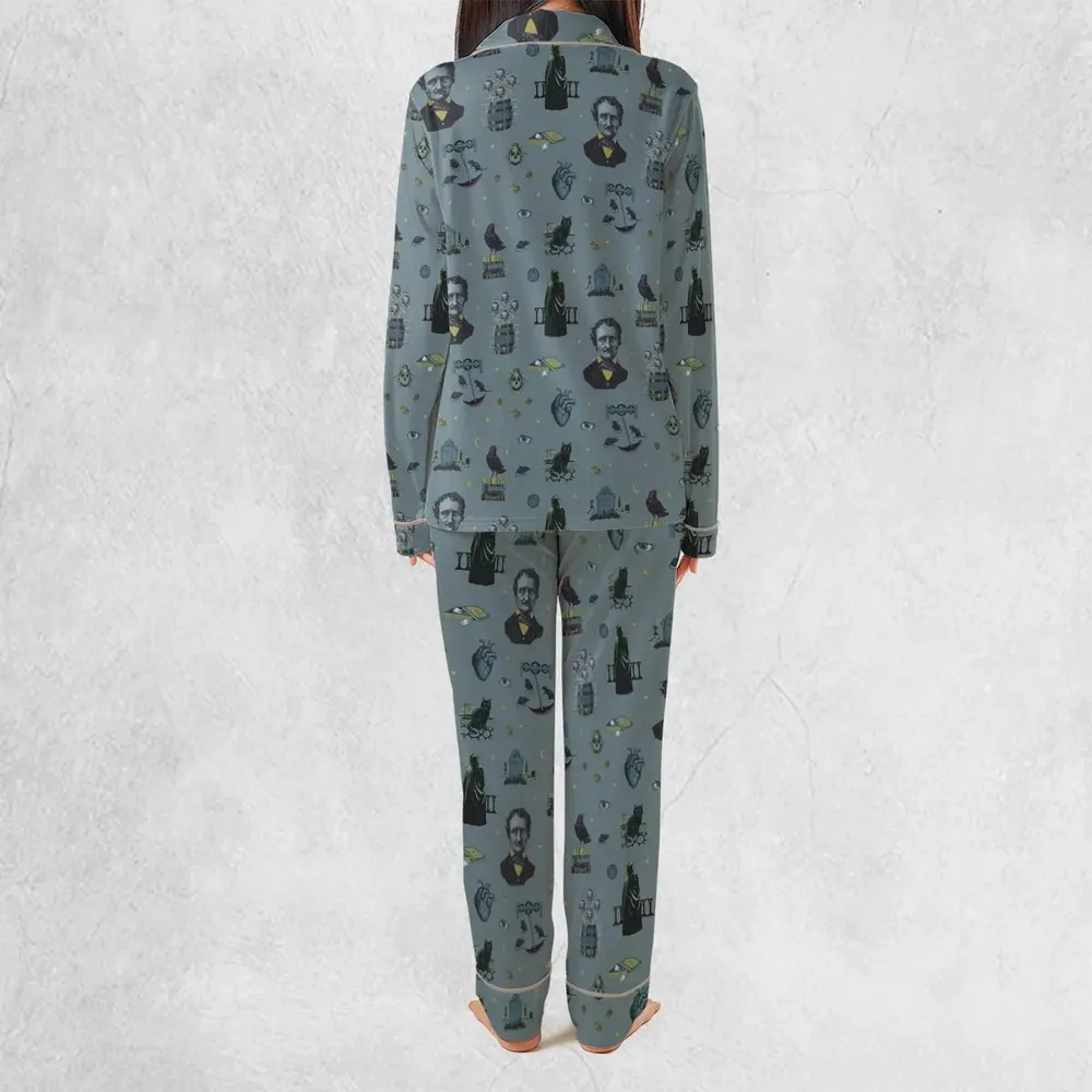 The Dark Themed Edgar Allan Poe Pajamas Set - 4