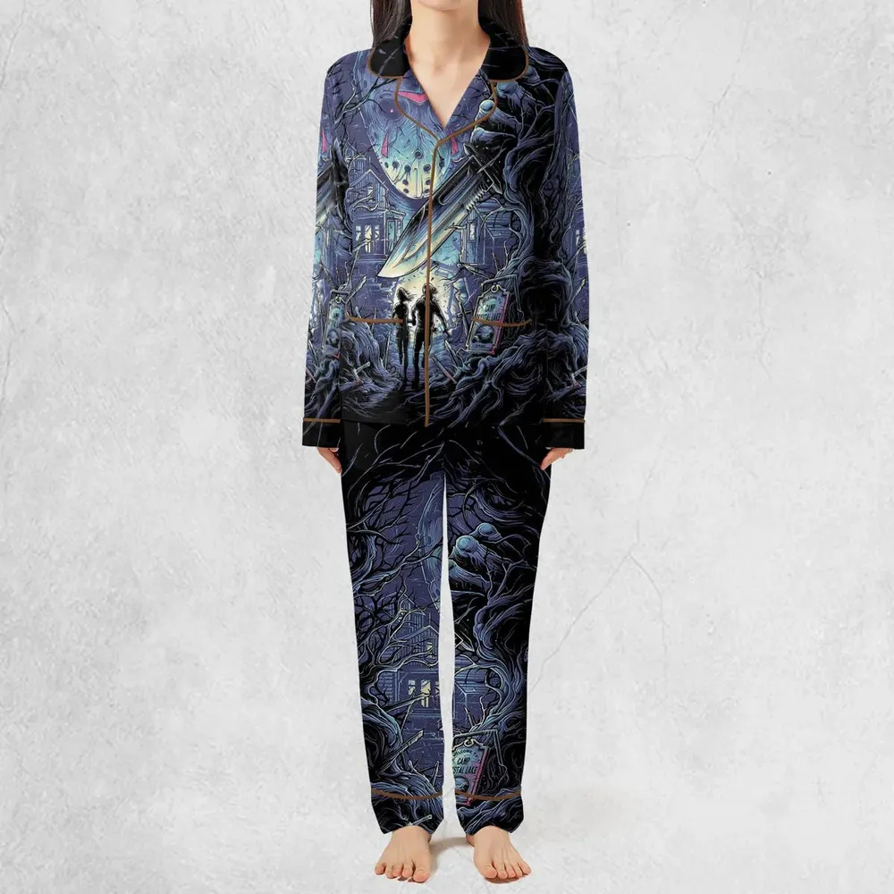 Camp Crystal Chic Friday the 13th Pajamas Set - 3