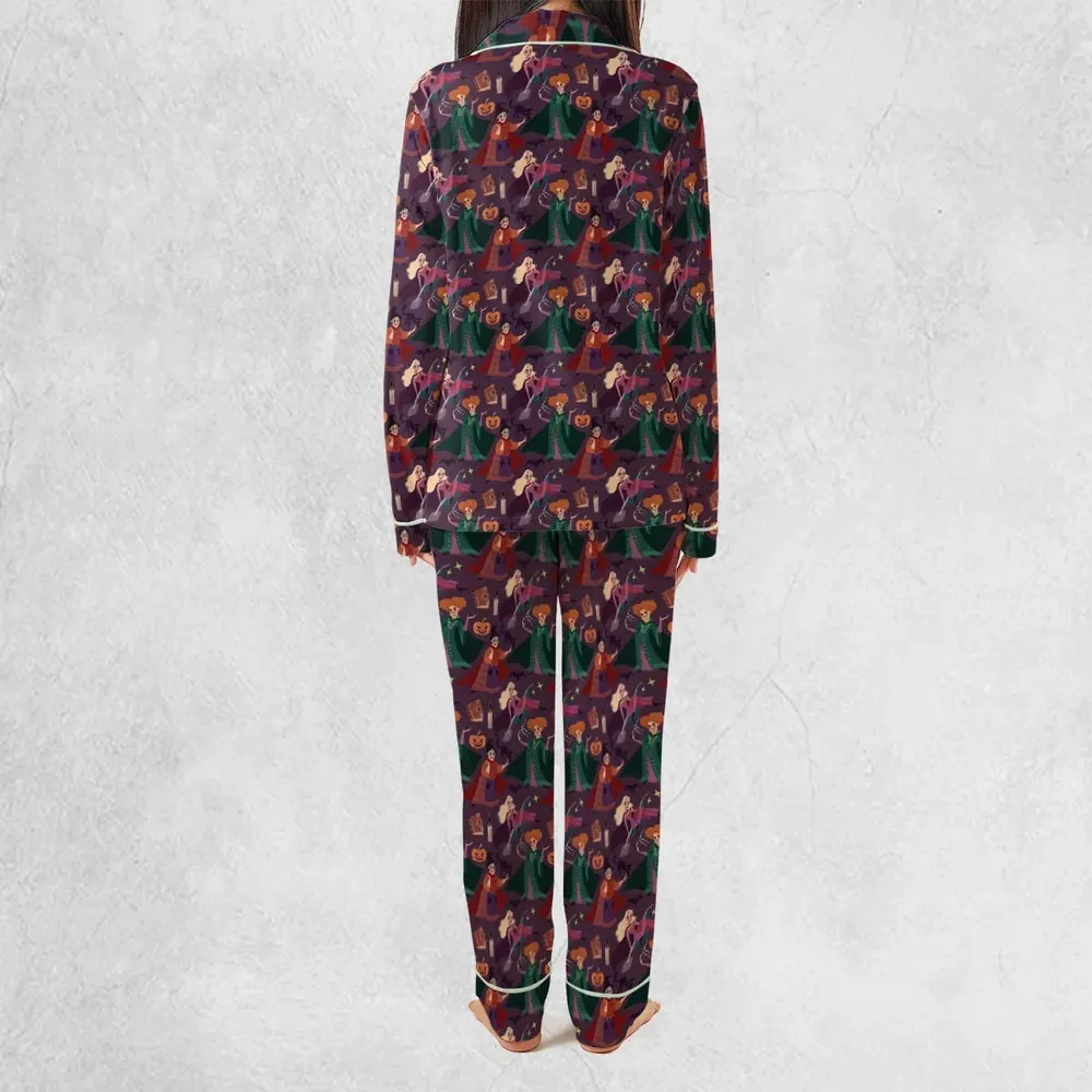 Sanderson Sisters Pattern Pajamas Set - 4