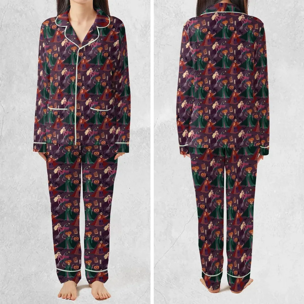 Sanderson Sisters Pattern Pajamas Set - 2