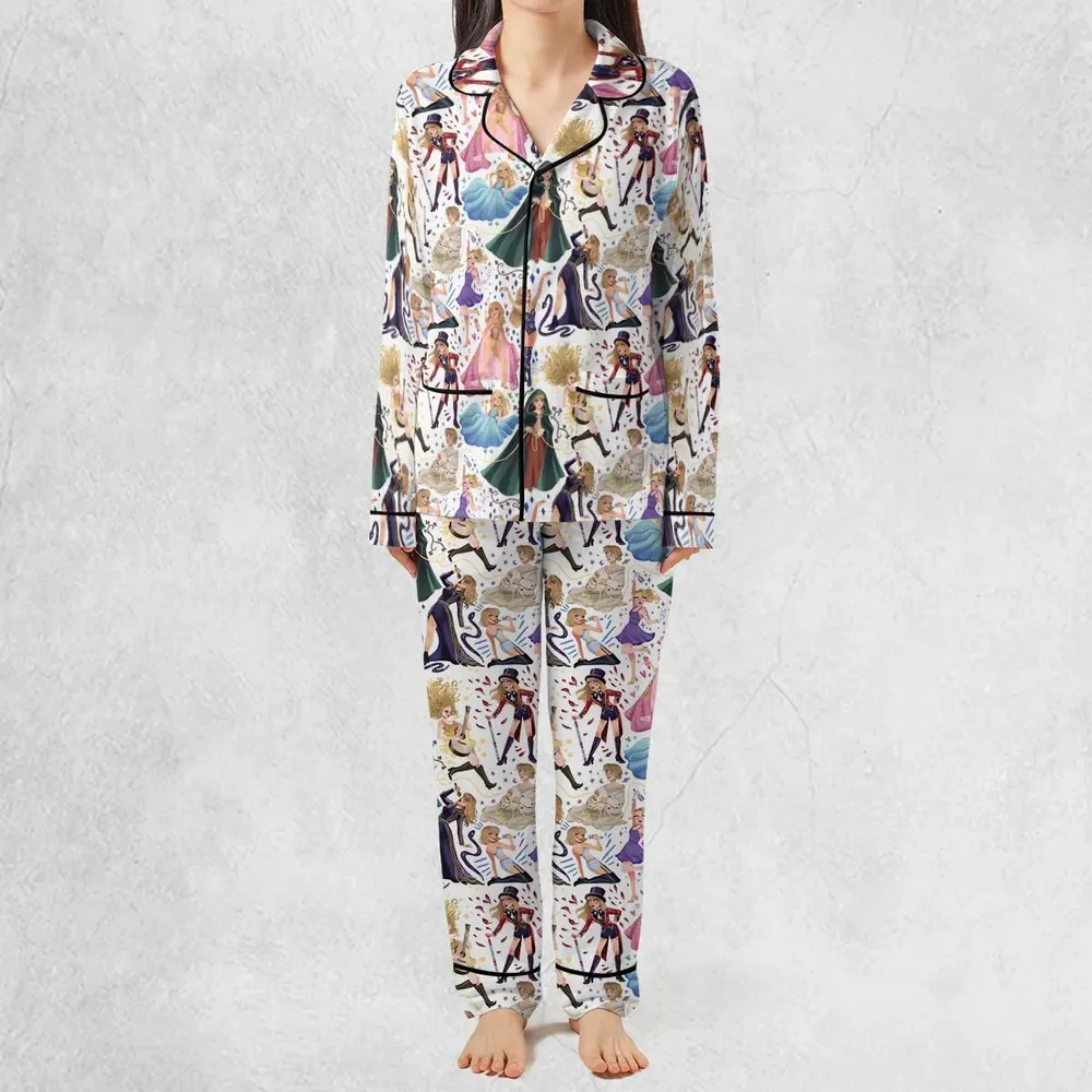 Blondie Colorful Lineup Pajamas Set - 3