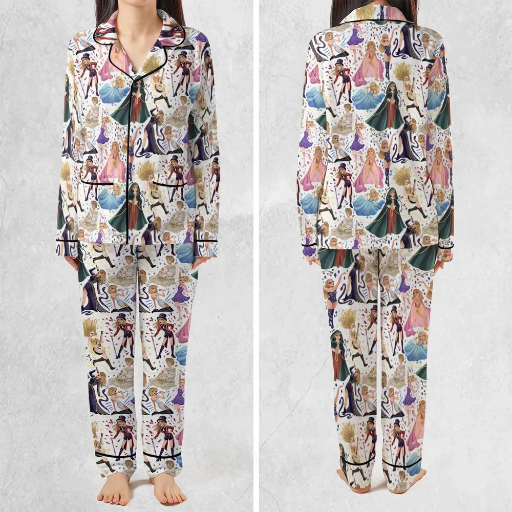 Blondie Colorful Lineup Pajamas Set - 2