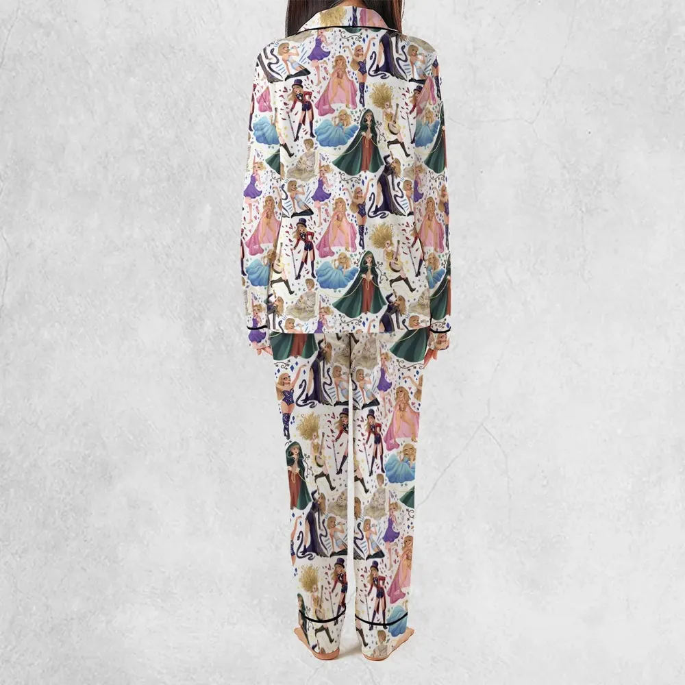 Blondie Colorful Lineup Pajamas Set - 4