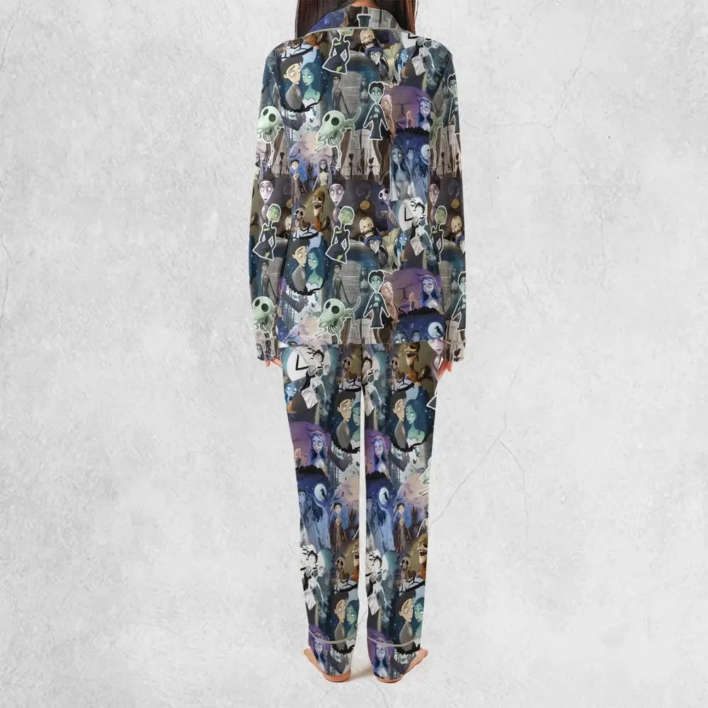 Unalive Bride Corpse Bride Pajamas Set - 4