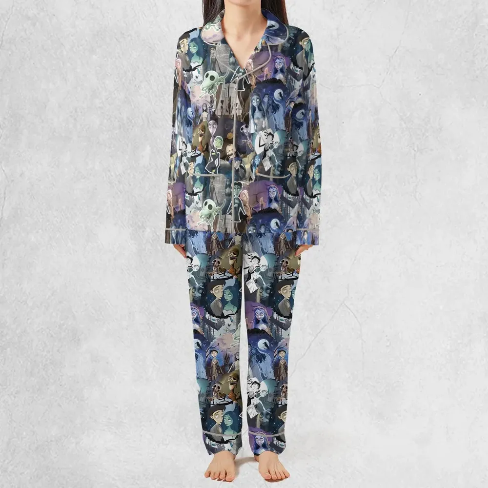Unalive Bride Corpse Bride Pajamas Set - 3