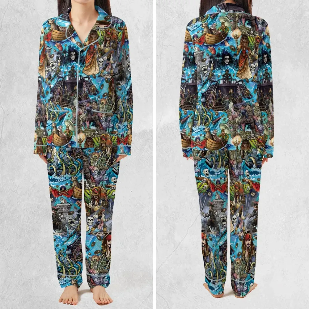 Travel And Fight Pirates of the Caribbean Pajamas Set - 2