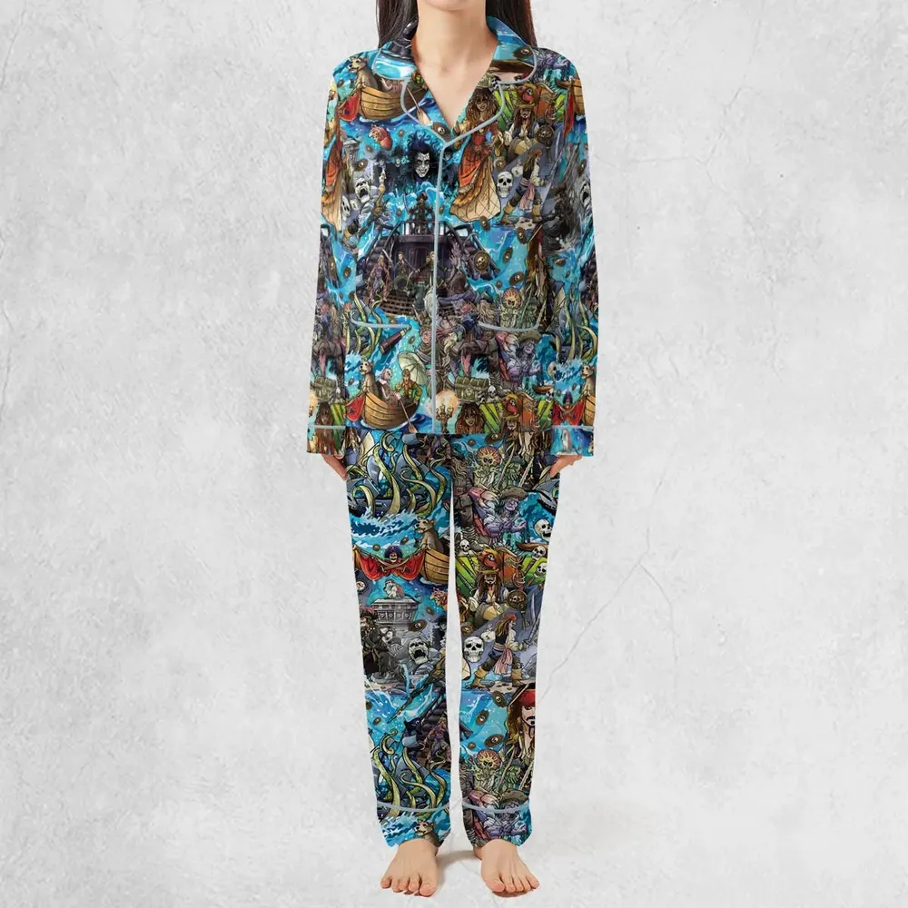 Travel And Fight Pirates of the Caribbean Pajamas Set - 3