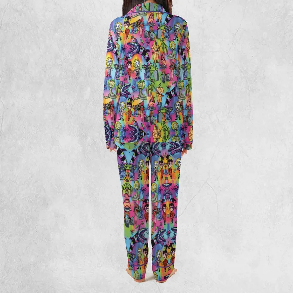 Hauntingly Stylish Beetlejuice Pajamas Set - 4