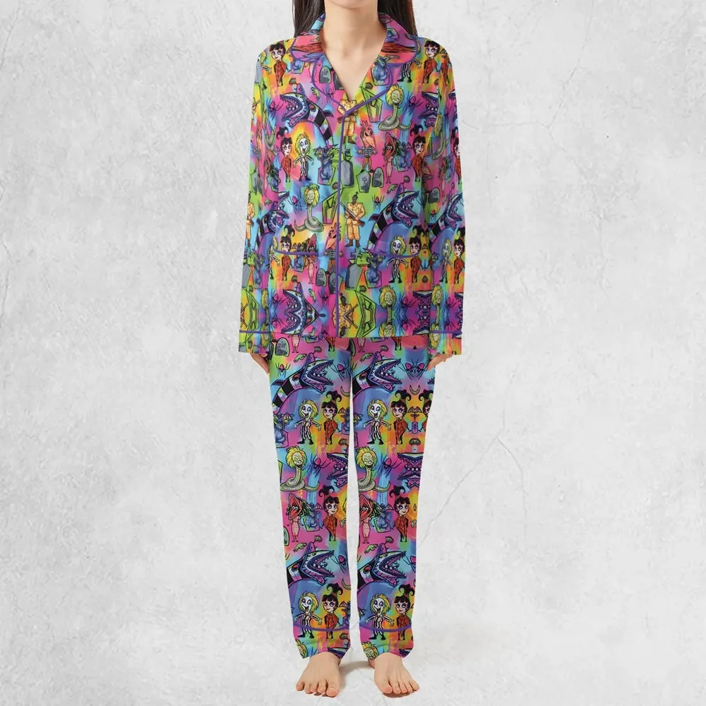 Hauntingly Stylish Beetlejuice Pajamas Set - 3