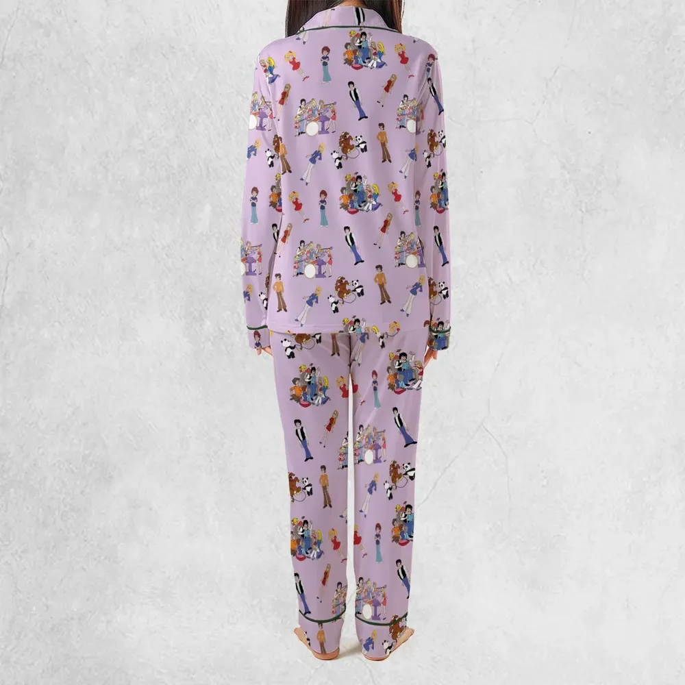 70s The Brady Kids Cartoon Pajamas Set - 4
