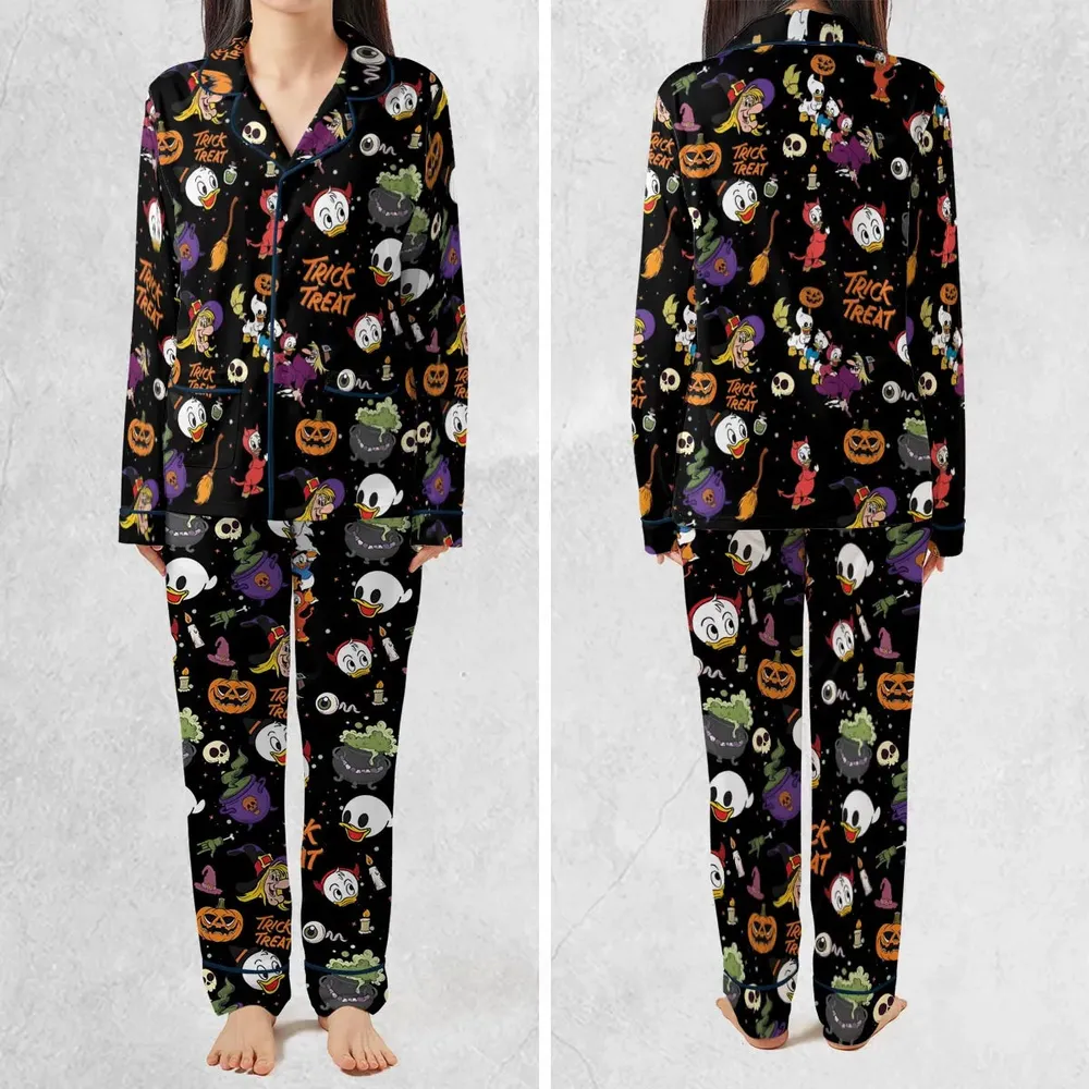 Huey, Dewey and Louie Duck Halloween Pajamas Set - 2