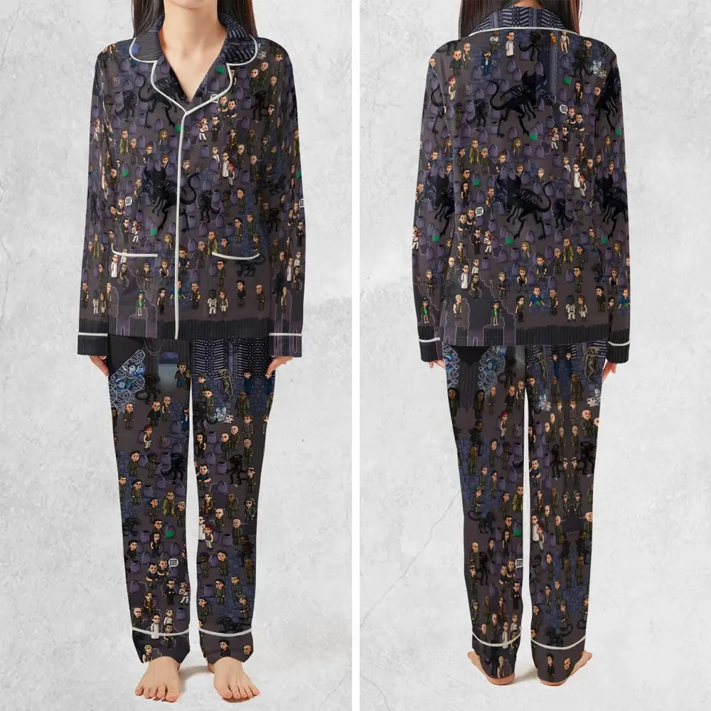 Out of Space Alien Pajamas Set - 2