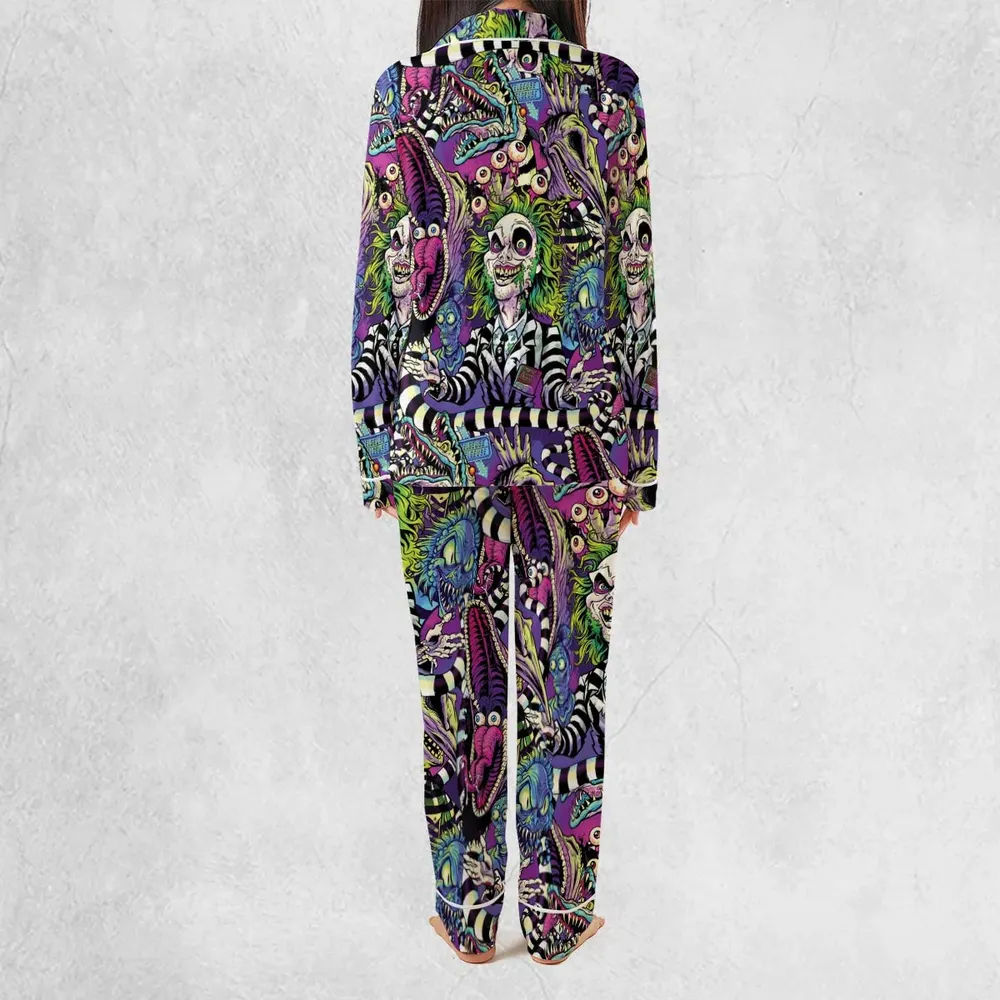 Stay Spooky Beetlejuice Pajamas Set - 4