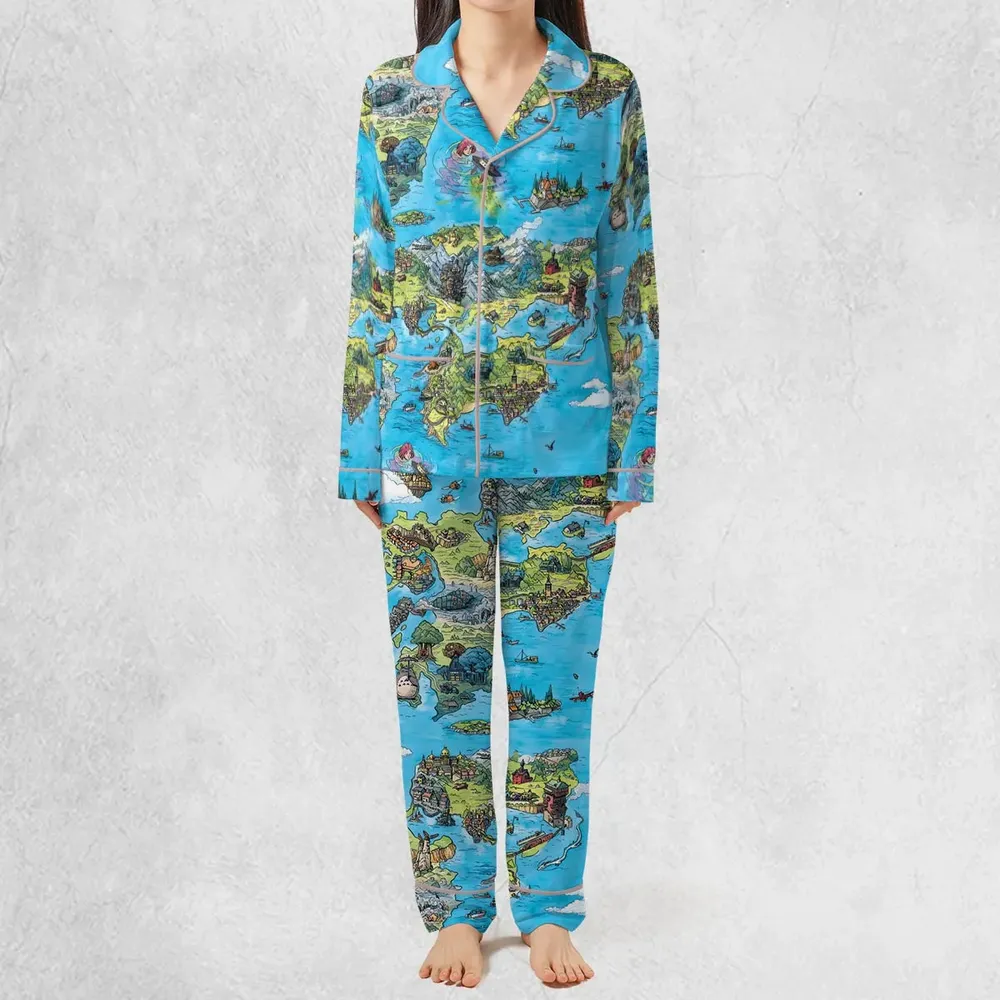 Ghibli Land Pajamas Set - 3