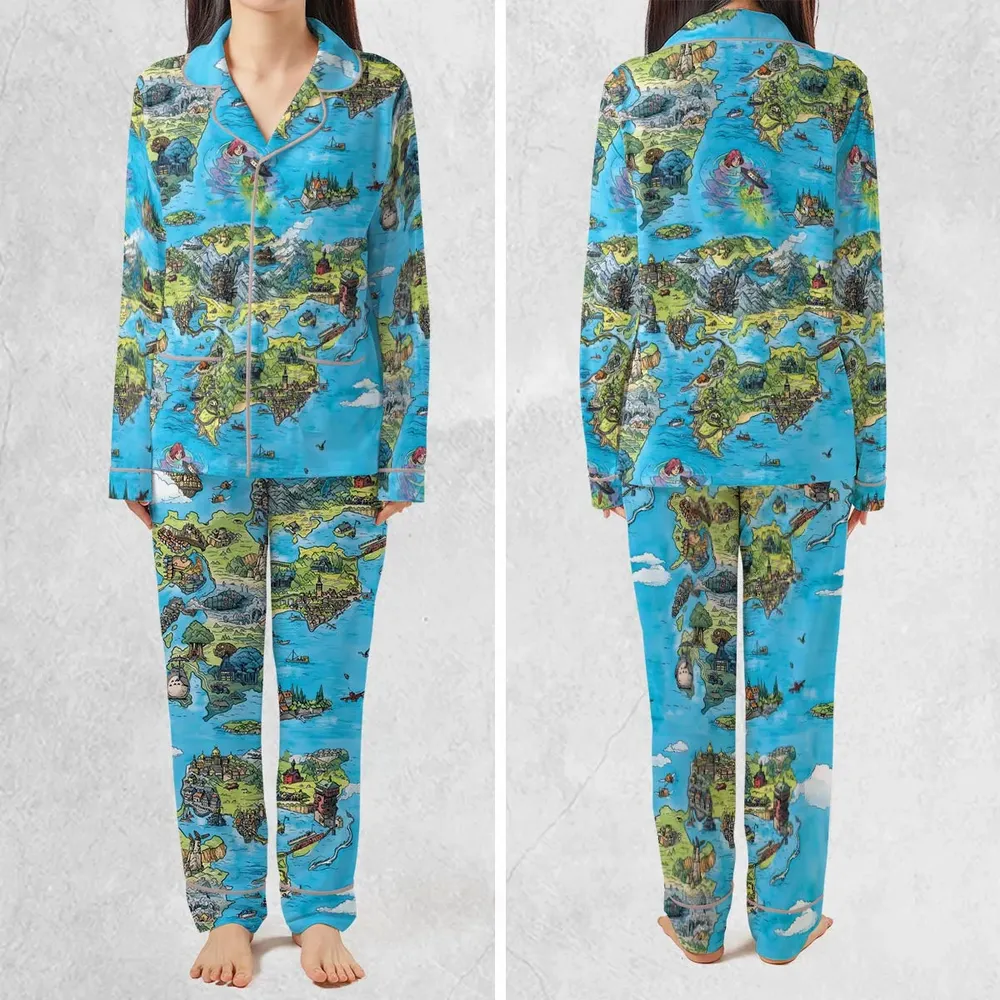 Ghibli Land Pajamas Set - 2