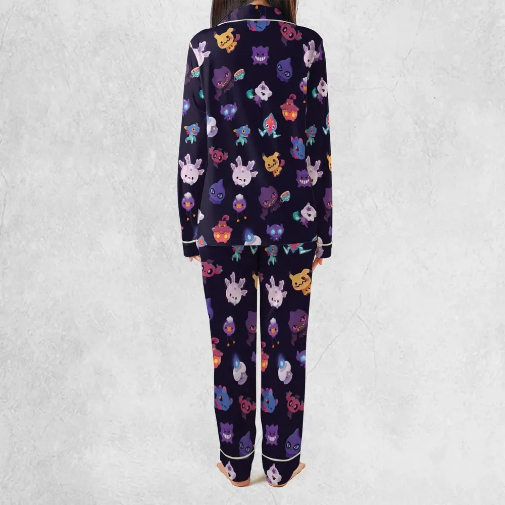 Cute Ghost Type Pajamas Set - 4