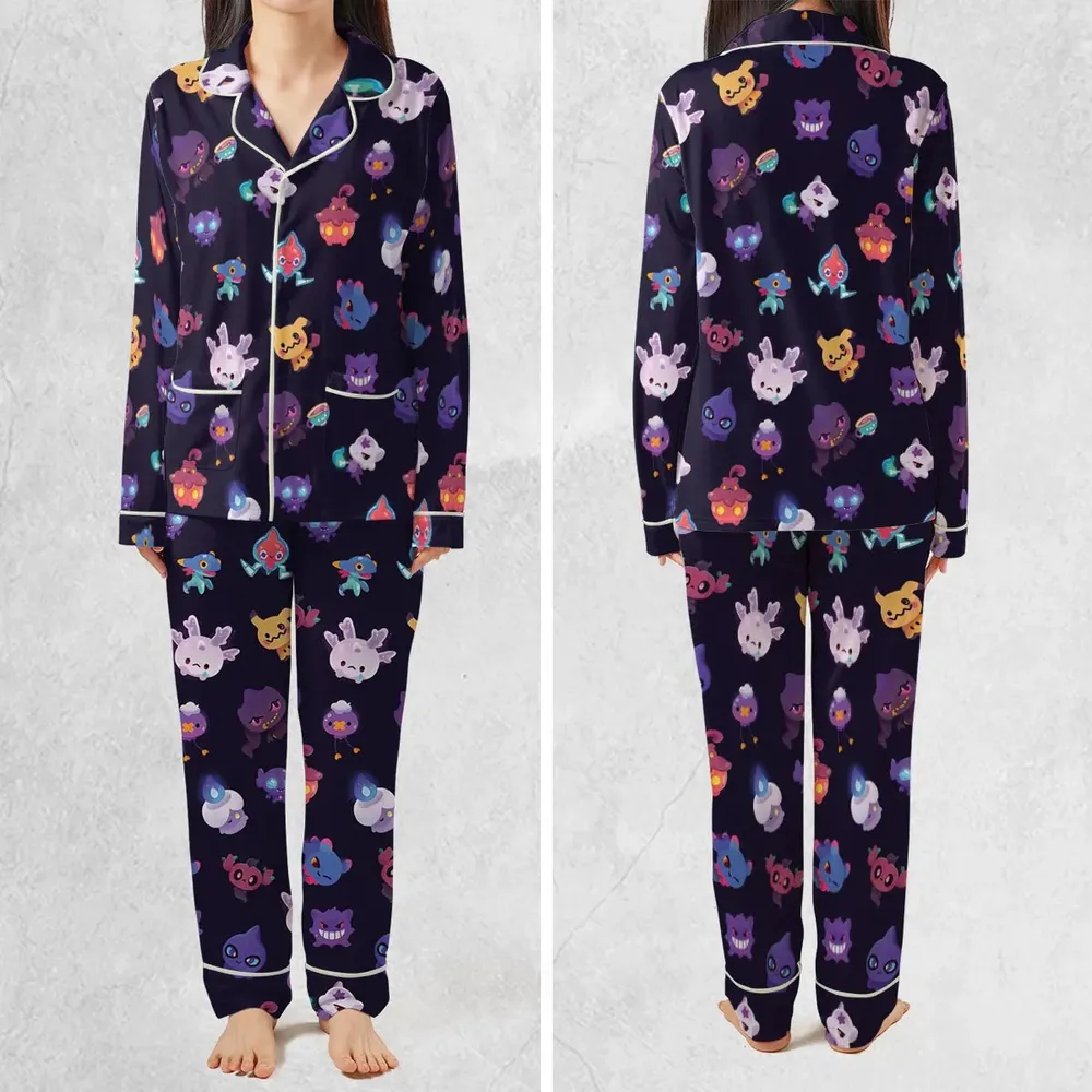 Cute Ghost Type Pajamas Set - 2