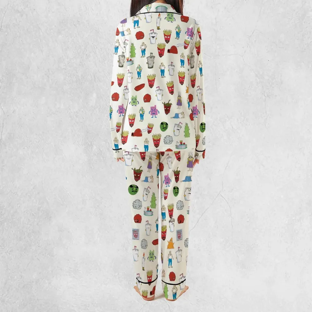Aqua Teen Style Pajamas Set - 4