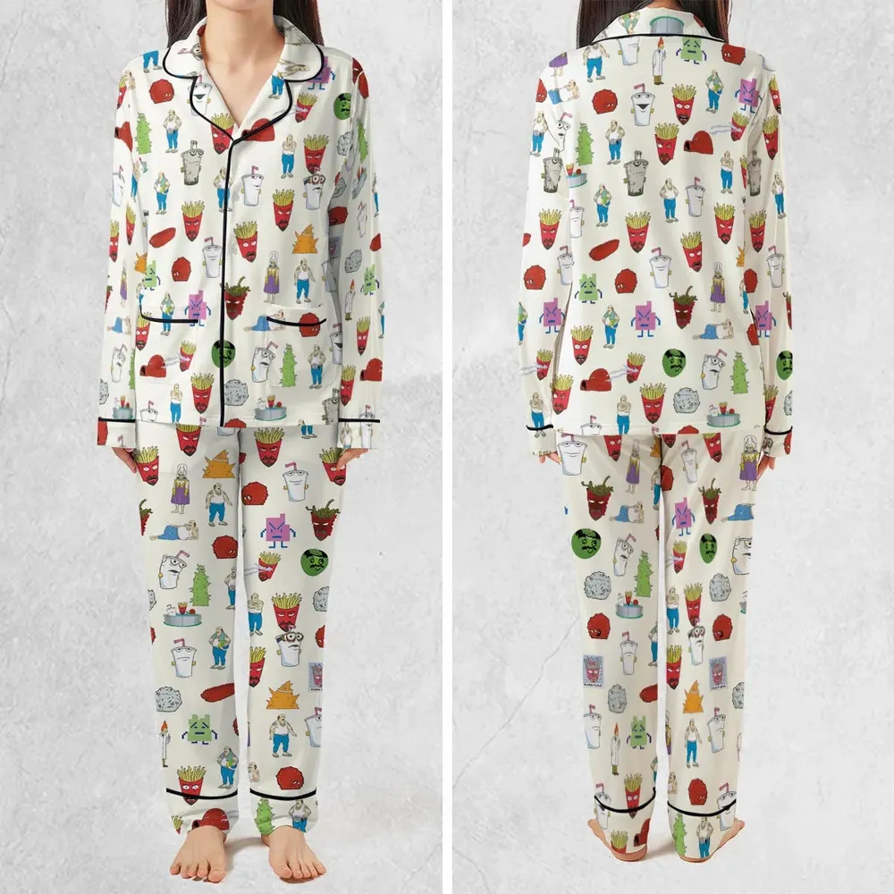 Aqua Teen Style Pajamas Set - 2
