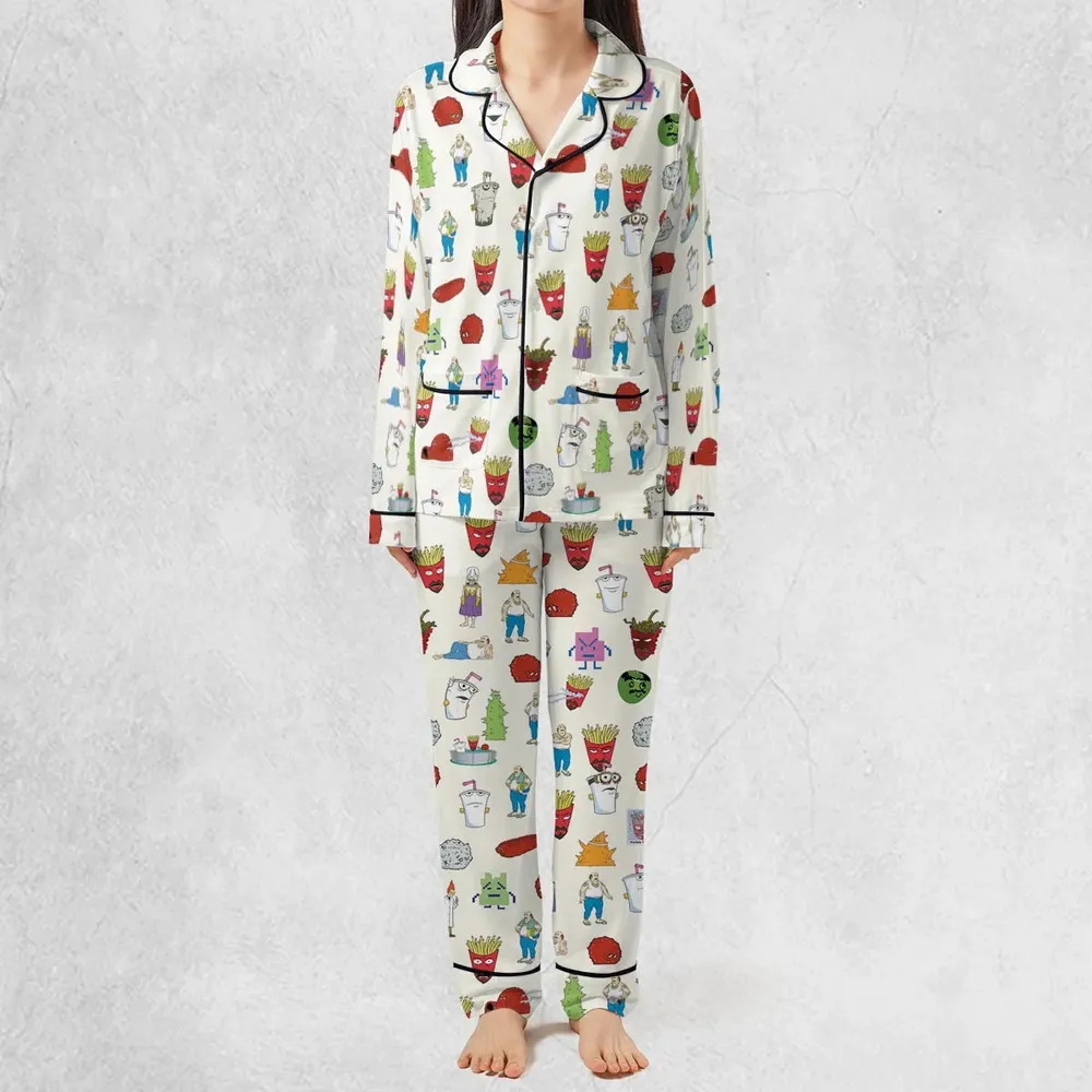 Aqua Teen Style Pajamas Set - 3
